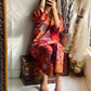 2 Pcs Women's Stitched Linen Block Printed Shirt And Trouser