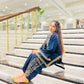Elegant Embroidered Linen Shirt and Trouser Set for Women