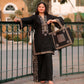 Elegant Embroidered Linen Shirt and Trouser Set for Women